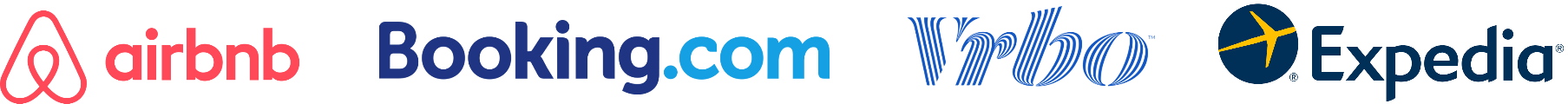 Booking Platforms - Airbnb, Booking.com, Vrbo, Expedia
